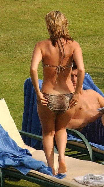 Rachel Stevens - bikini at the pool