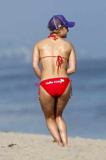 Hayden Panettiere - red bikini