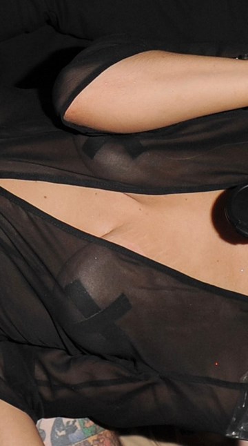 Lady GaGa - Nipple tape
