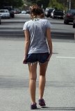 Miley Cyrus - jogging