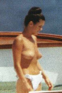 Catherine Zeta-Jones - Topless swimming