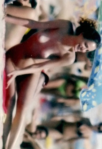 Gaia Bermani Amaral - Nude sunbathing
