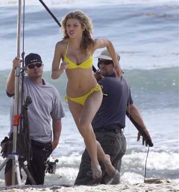 AnnaLynne McCord - yellow bikini