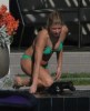 Stacy Ferguson - Fergie - green bikini