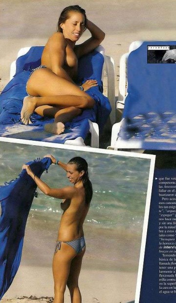 Gemma Mengual - Topless sunbathing