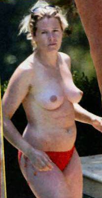 Edith Bowman - Topless sunbathing