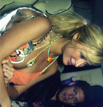 Paris Hilton - Nip slip